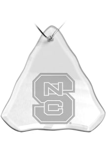 NC State Wolfpack Hand Etched Crystal Ornament