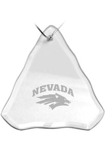 Nevada Wolf Pack Hand Etched Crystal Ornament