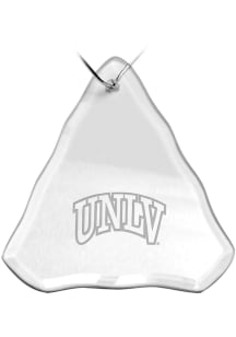 UNLV Runnin Rebels Hand Etched Crystal Ornament