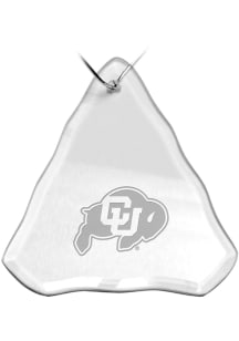 Colorado Buffaloes Hand Etched Crystal Ornament
