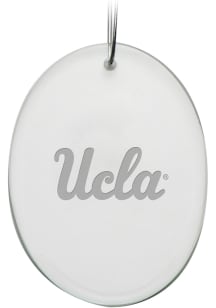 UCLA Bruins Hand Etched Crystal Oval Ornament