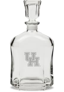 Houston Cougars Hand Etched Crystal Whiskey 23.75oz Decanter