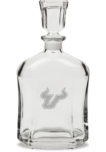 South Florida Bulls Hand Etched Crystal Whiskey 23.75oz Decanter