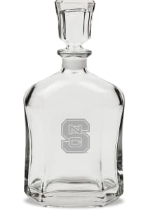 NC State Wolfpack Hand Etched Crystal Whiskey 23.75oz Decanter