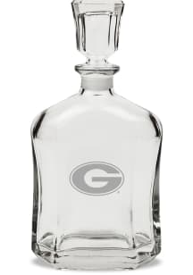 Georgia Bulldogs Hand Etched Crystal Whiskey 23.75oz Decanter