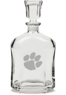Clemson Tigers Hand Etched Crystal Whiskey 23.75oz Decanter