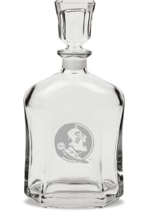 Florida State Seminoles Hand Etched Crystal Whiskey 23.75oz Decanter
