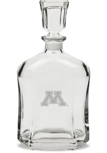 Minnesota Golden Gophers Hand Etched Crystal Whiskey 23.75oz Decanter