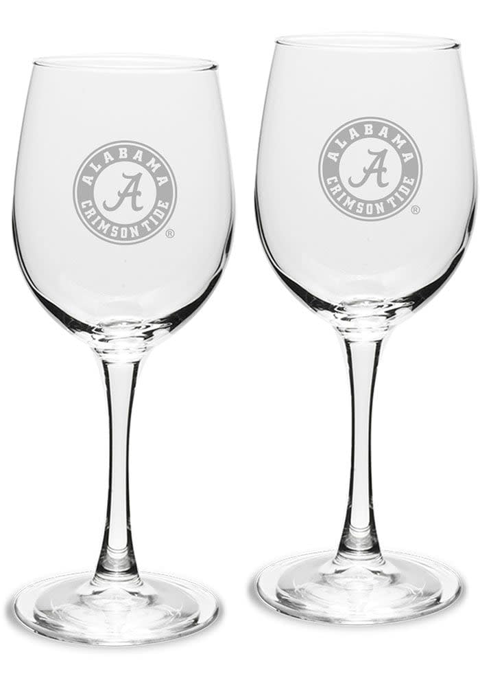 Corkcicle Stemless Wine Tumbler (Alabama Crimson Tide,Black)