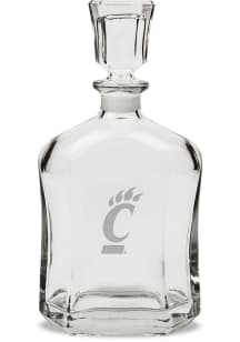 Cincinnati Bearcats Hand Etched Crystal Whiskey 23.75oz Decanter