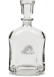 Delaware Fightin' Blue Hens Hand Etched Crystal Whiskey 23.75oz Decanter