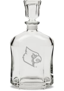 Louisville Cardinals Hand Etched Crystal Whiskey 23.75oz Decanter