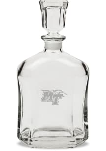 Middle Tennessee Blue Raiders Hand Etched Crystal Whiskey 23.75oz Decanter