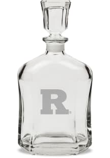 Rutgers Scarlet Knights Hand Etched Crystal Whiskey 23.75oz Decanter