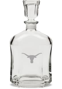 Texas Longhorns Hand Etched Crystal Whiskey 23.75oz Decanter