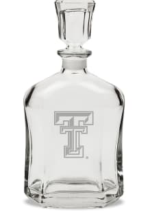 Texas Tech Red Raiders Hand Etched Crystal Whiskey 23.75oz Decanter