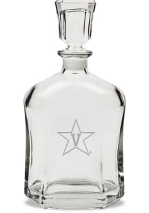 Vanderbilt Commodores Hand Etched Crystal Whiskey 23.75oz Decanter