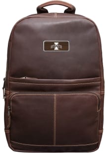 Jardine Associates Iowa State Cyclones Brown Outback Leather Kannah Canyon Backpack