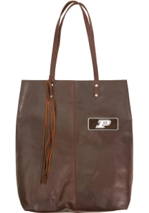 Purdue Boilermakers Brown Outback Leather Mee Canyon Tote Tote