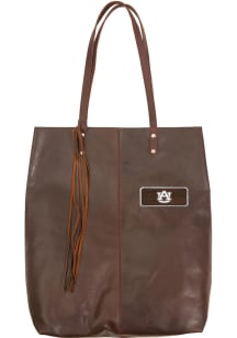 Auburn Tigers Brown Outback Leather Mee Canyon Tote Tote