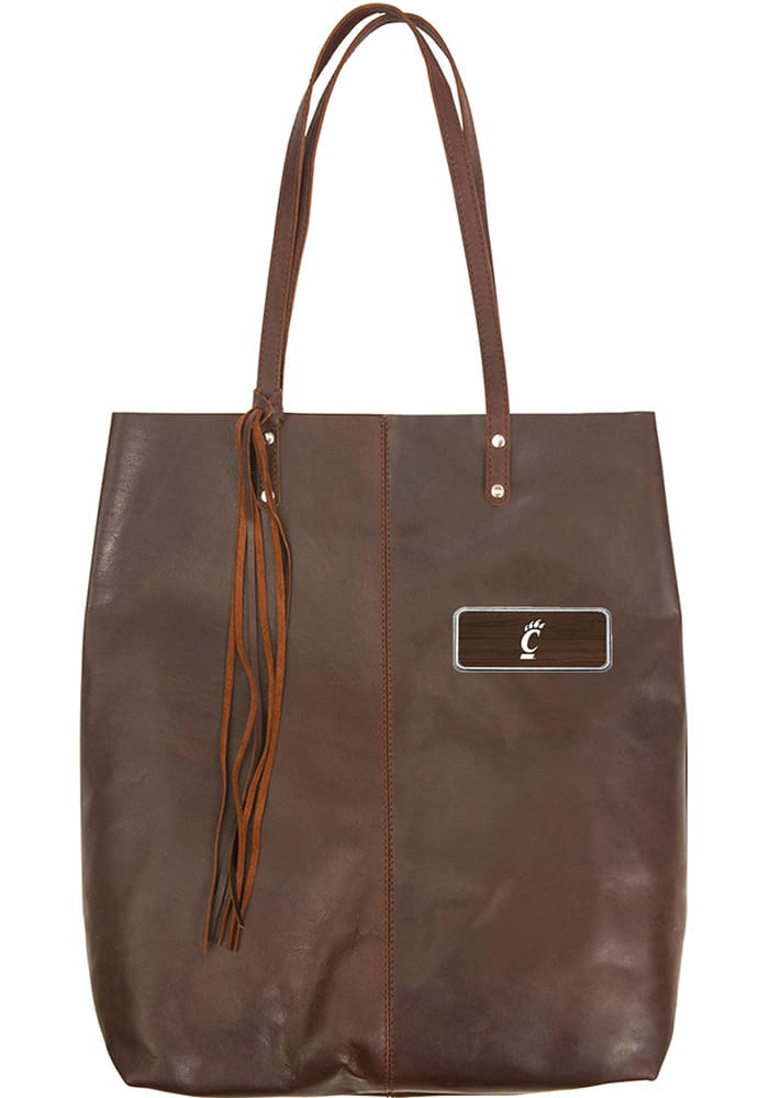 Cincinnati Bearcats Brown Outback Leather Mee Canyon Tote Tote