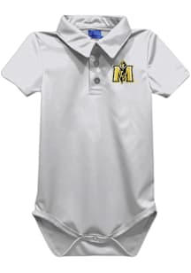 Vive La Fete Murray State Racers Baby White Team Short Sleeve One Piece Polo