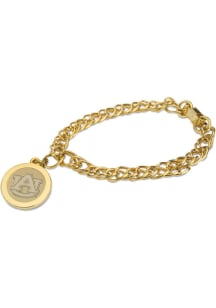 Jardine Associates Auburn Tigers Gold Charm Womens Bracelet