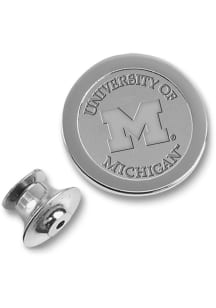 Michigan Wolverines Silver Lapel Mens Tie Tack