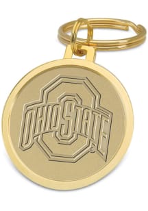 Ohio State Buckeyes Gold Medallion Keychain