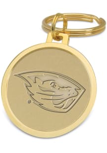 Oregon State Beavers Gold Medallion Keychain