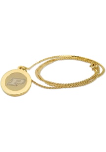 Jardine Associates Purdue Boilermakers Gold Pendant Womens Necklace