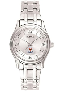 Jardine Associates Virginia Cavaliers Bulova Silver Womens Watch