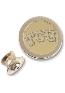 TCU Horned Frogs Gold Lapel Mens Tie Tack