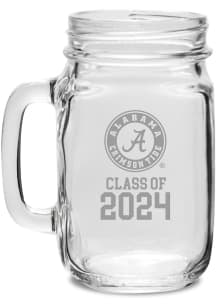 Alabama Crimson Tide Class of 2024 Hand Etched Jar Stein