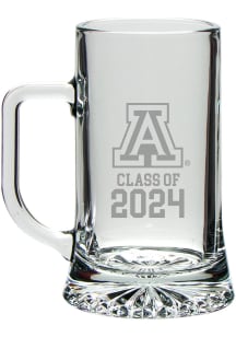 Arizona Wildcats Class of 2024 Hand Etched Crystal Maxim Stein