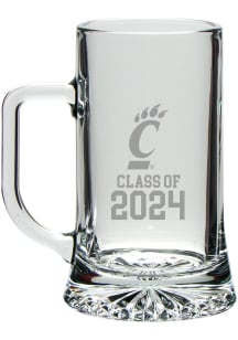 Cincinnati Bearcats Class of 2024 Hand Etched Crystal Maxim Stein