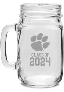 Clemson Tigers Class of 2024 Hand Etched Jar Stein