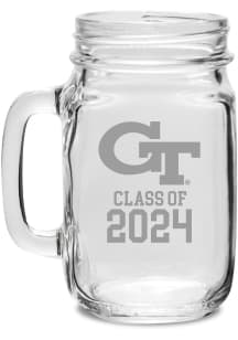 GA Tech Yellow Jackets Class of 2024 Hand Etched Jar Stein