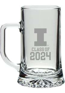 Illinois Fighting Illini Class of 2024 Hand Etched Crystal Maxim Stein