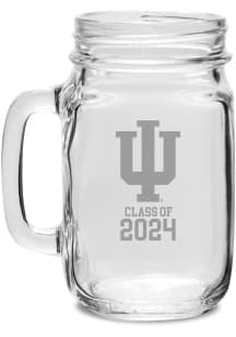 Indiana Hoosiers Class of 2024 Hand Etched Jar Stein