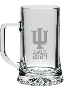 Indiana Hoosiers Class of 2024 Hand Etched Crystal Maxim Stein