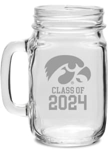Iowa Hawkeyes Class of 2024 Hand Etched Jar Stein