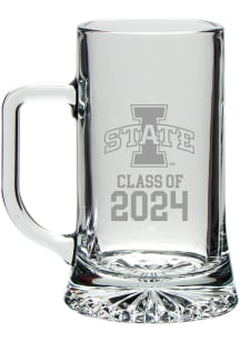 Iowa State Cyclones Class of 2024 Hand Etched Crystal Maxim Stein