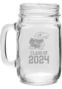 Kansas Jayhawks Class of 2024 Hand Etched Jar Stein