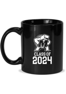 Black Maryland Terrapins Class of 2024 Hand Etched Mug