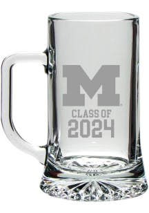 Michigan Wolverines Class of 2024 Hand Etched Crystal Maxim Stein