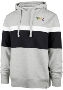Mens Drexel Dragons Grey 47 Warren Long Sleeve Fashion Hood