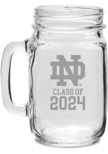 Notre Dame Fighting Irish Class of 2024 Hand Etched Jar Stein