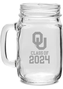 Oklahoma Sooners Class of 2024 Hand Etched Jar Stein