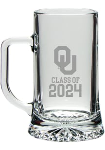 Oklahoma Sooners Class of 2024 Hand Etched Crystal Maxim Stein